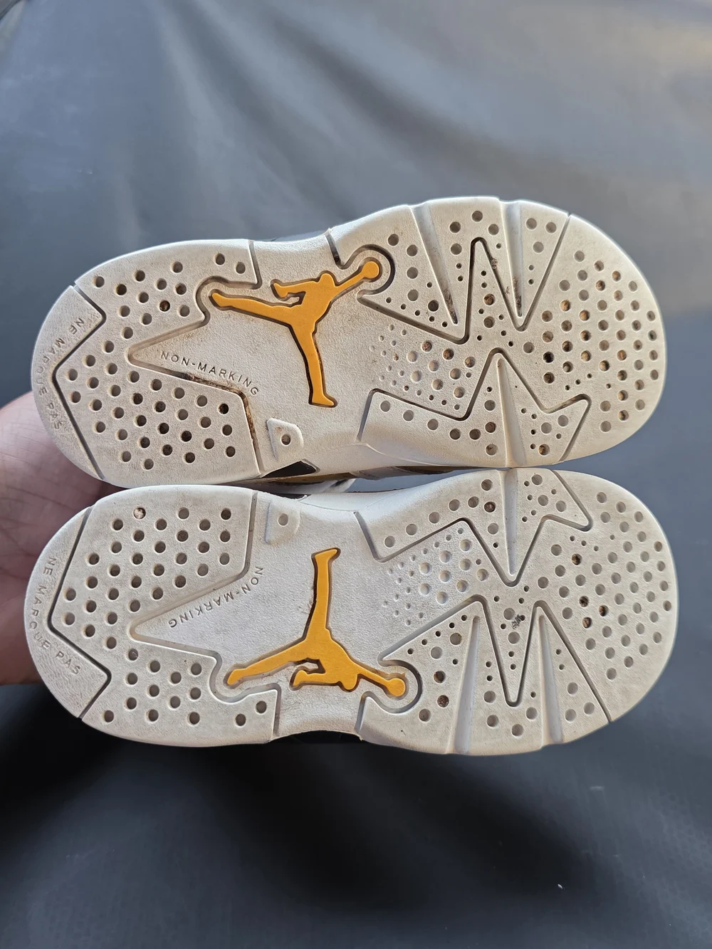 Nike 2024 Toddler Air Jordan 6 Retro TD Sneakers Size 7C - Yellow Ochre Wht& Blk